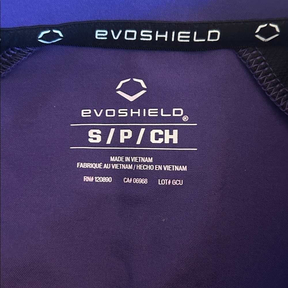 NWT EvoShield Men's Purple & Black Pullover 1/2 Zip Shirt Size Small - Picture 9 of 10